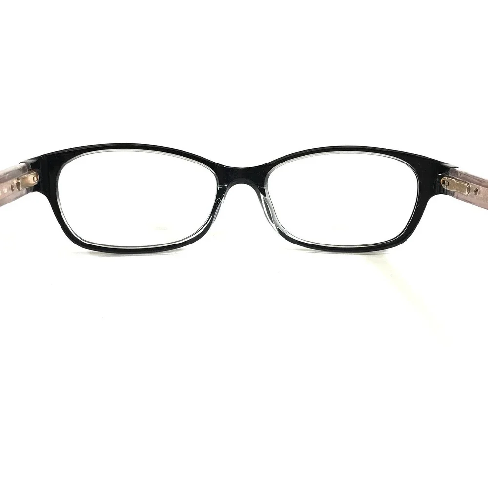 Bebe Eyeglasses Frames BB5082 001 LADY VEGAS Black Clear Crystals 52-16-135